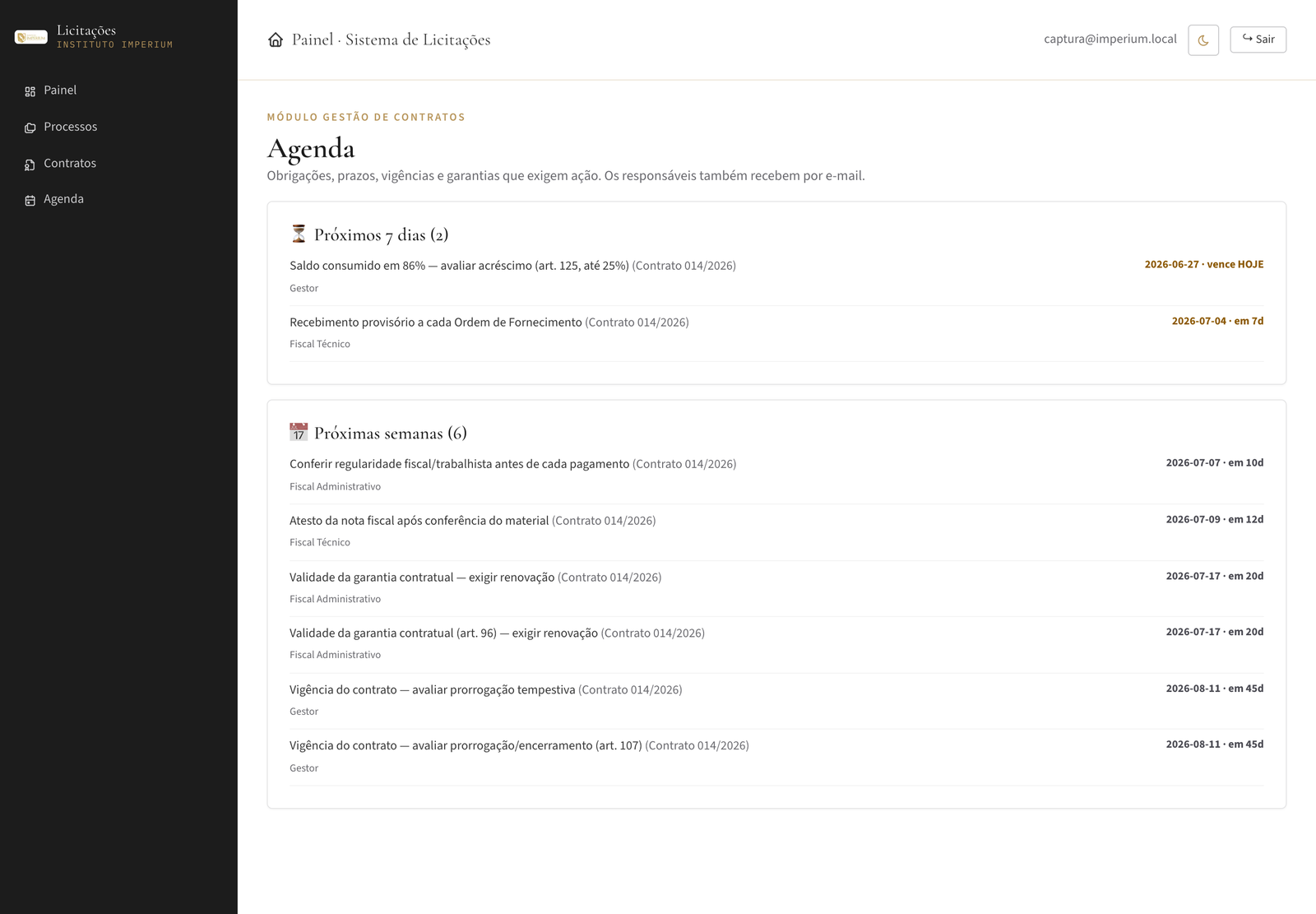 Agenda
